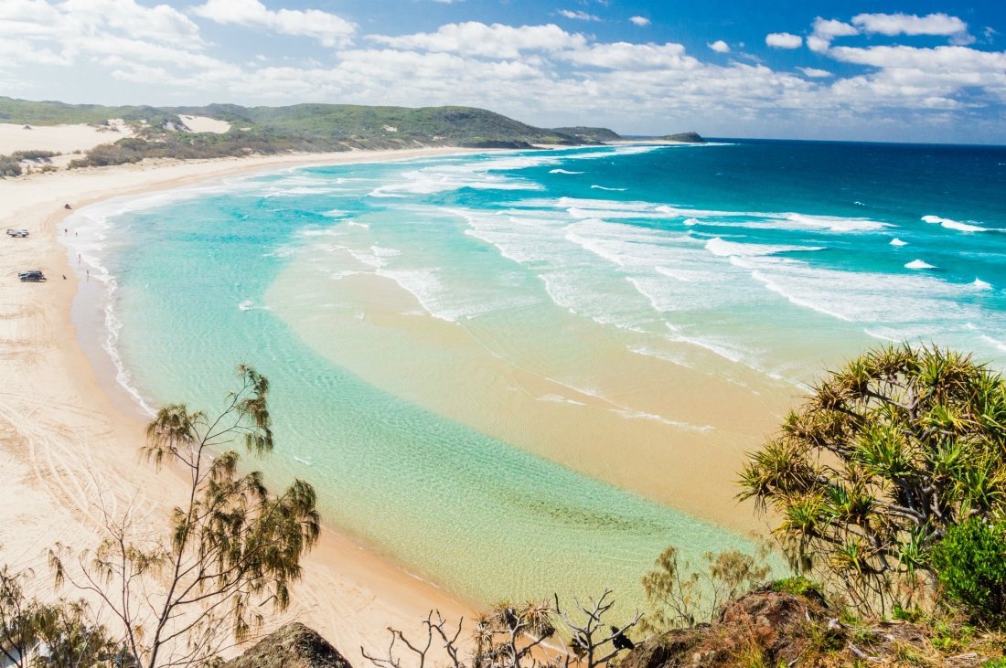 Helicopter flight to Fraser Island from Spicers Tamarind Retreat