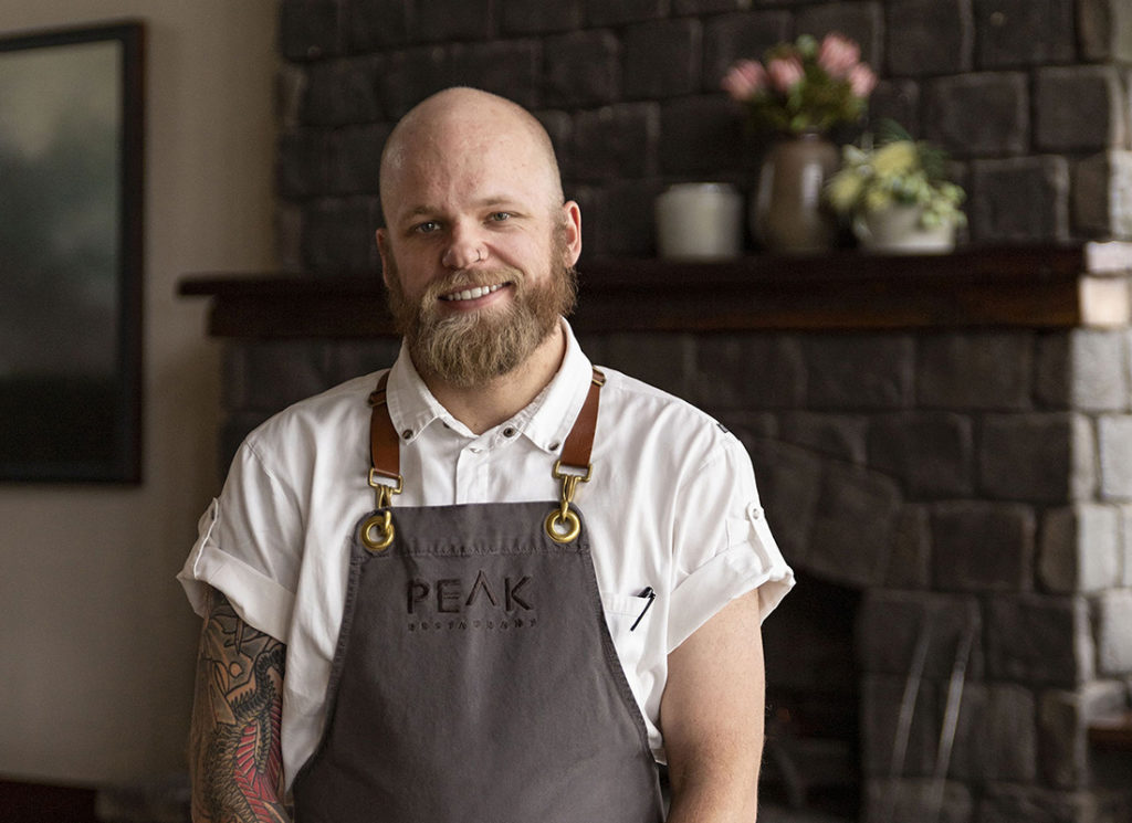 Peak head chef Dean Alsford