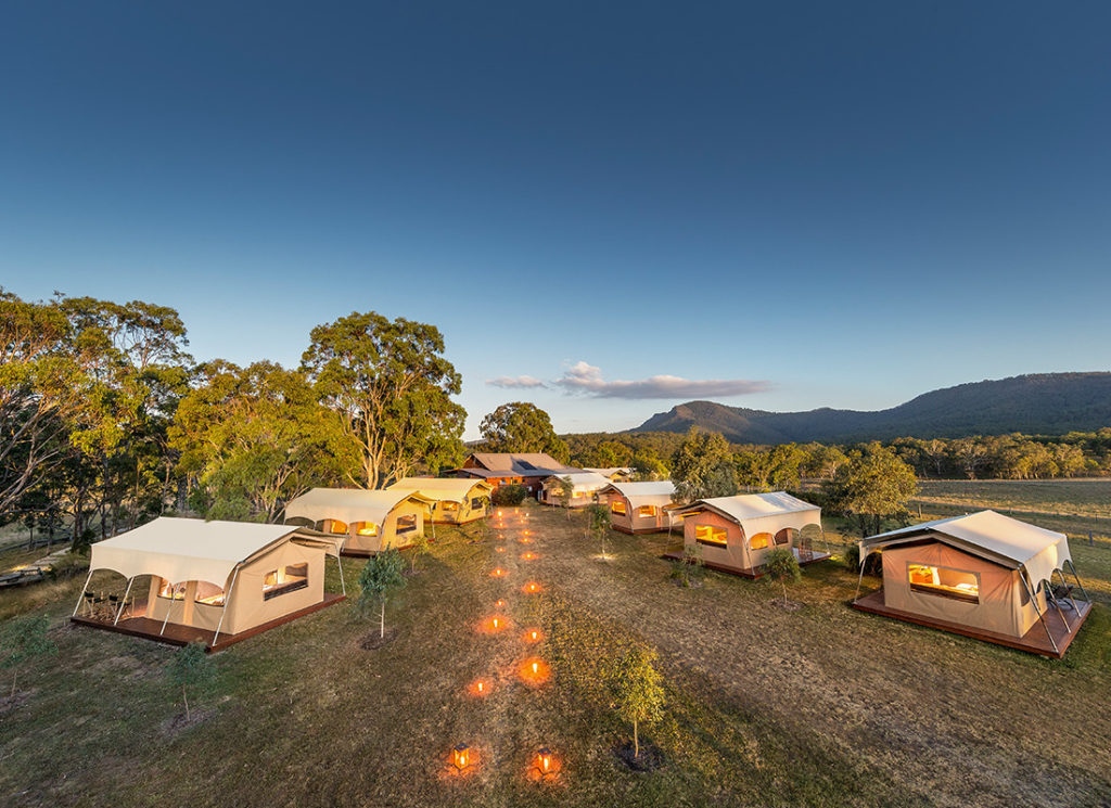 Luxury tents at Spicers Canopy