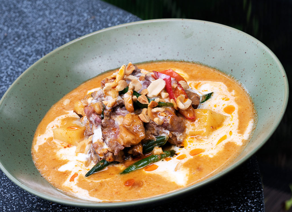 Red curry from The Tamarind restaurant